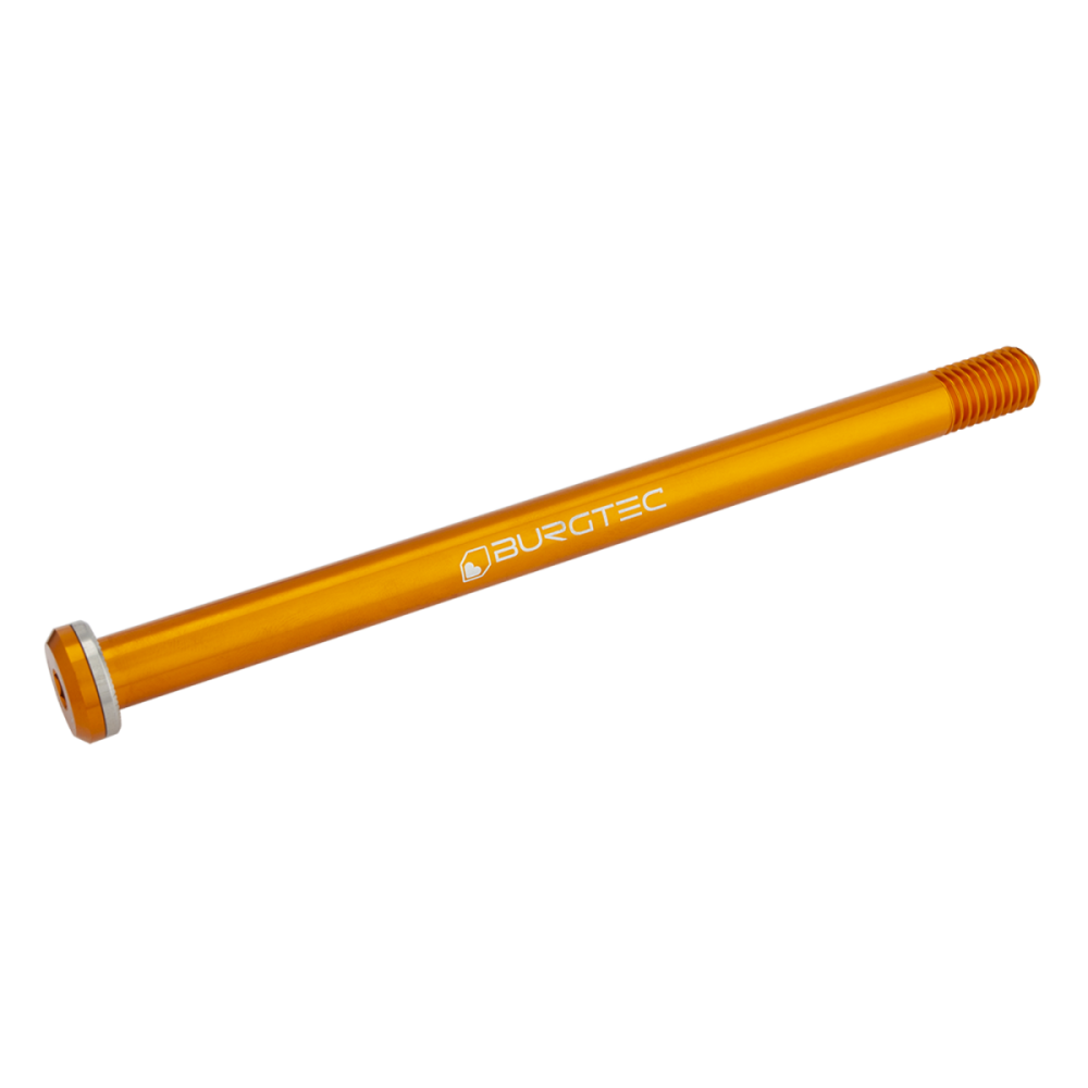 Burgtec 180mm x 12mm 1.00mm Pitch Rear Axle Iron Bro Orange