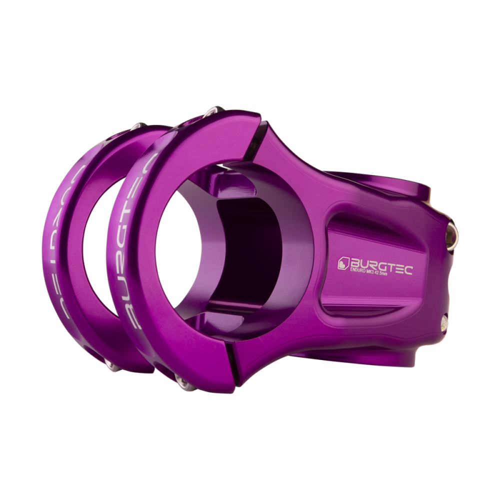 Burgtec Enduro MK3 Stem - 35 Clamp - 35mm Reach - Purple Rain
