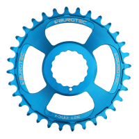 Burgtec 3mm Offset Thick Thin Chainring for Race Face Cinch - 32T - Deep Blue