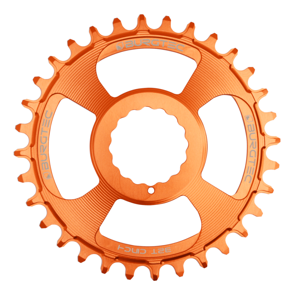 Burgtec 3mm Offset Thick Thin Chainring for Race Face Cinch - 34T - Black, Burgtec Black