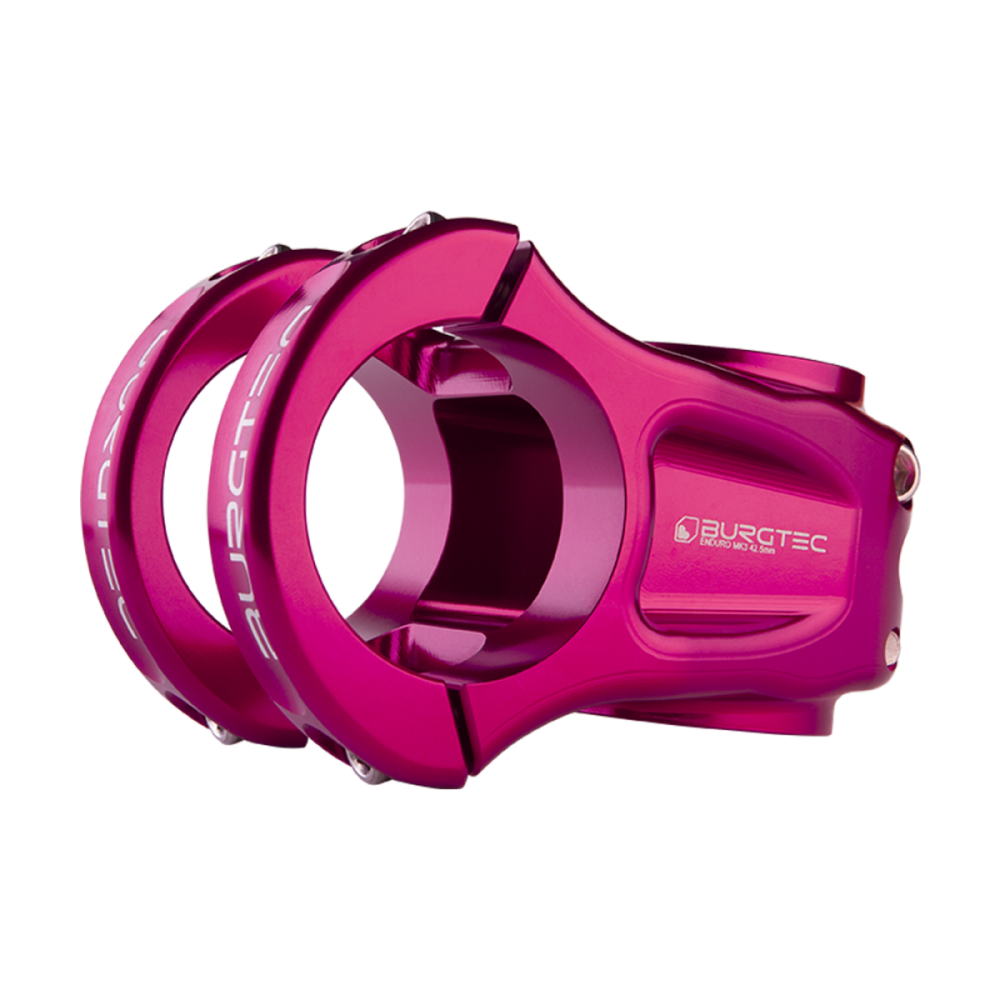 Burgtec Enduro MK3 Stem - 35 Clamp - 50mm Reach - Toxic Barbie Pink