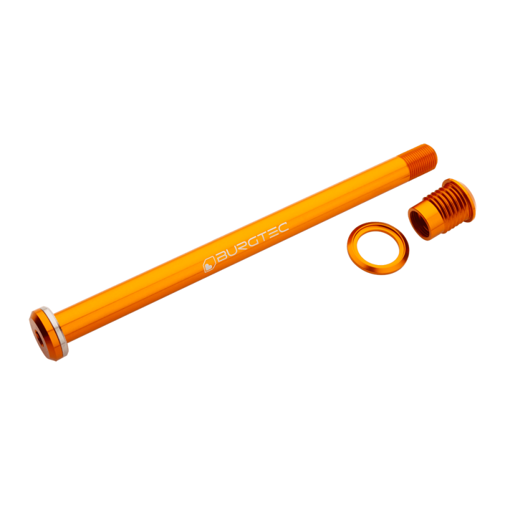 Burgtec Santa Cruz 173.7mm Rear Axle - Iron Bro Orange