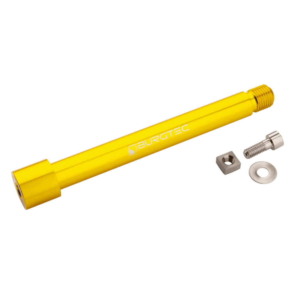 Burgtec Fox KaboltX Fork Axle - Bullion Gold, Burgtec Bullion Gold