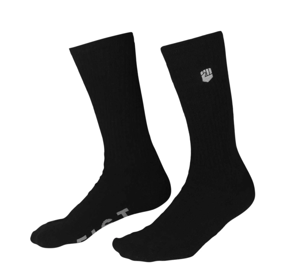 Fist Handwear Crew Socks - Blackout, 36-40