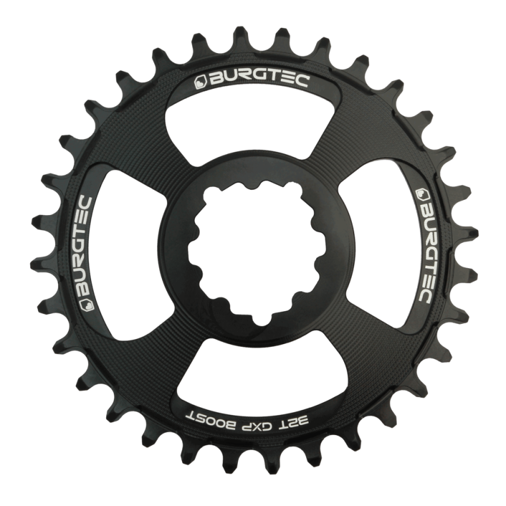 Burgtec 3mm Offset Thick Thin Chainring for SRAM 3-Bolt - 32T