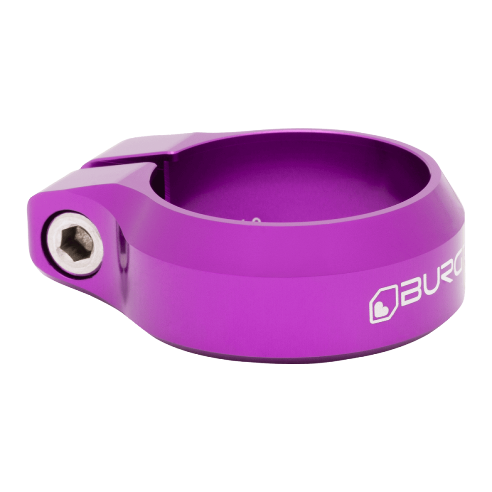 Burgtec Seat Clamp - 34.9mm Diameter - Purple Rain
