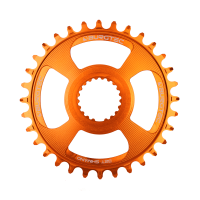 Burgtec Thick Thin Chainring for Shimano Direct Mount - 30T - Iron Bro Orange