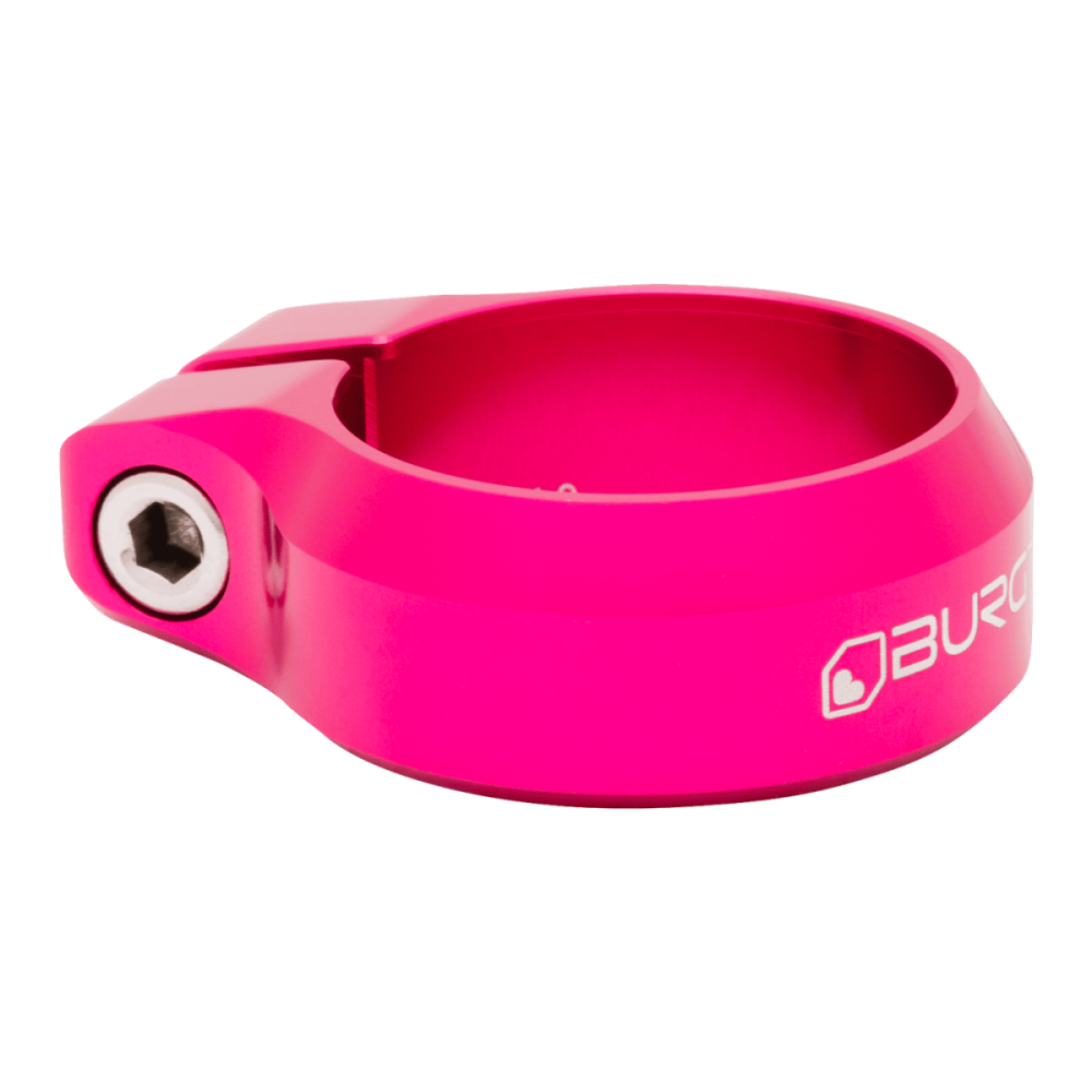 Burgtec Seat Clamp - 36.4mm Diameter - Toxic Barbie Pink
