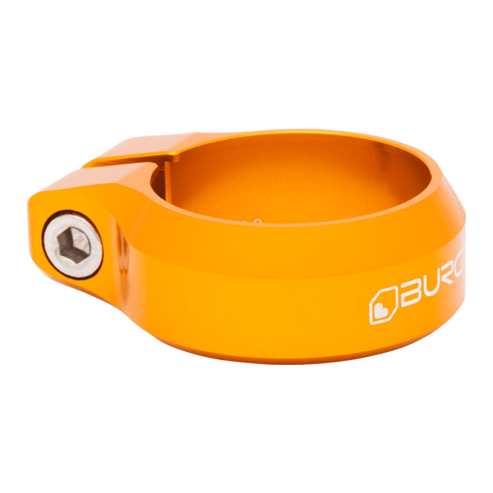Burgtec Seat Clamp - 38.6mm Diameter - Iron Bro Orange