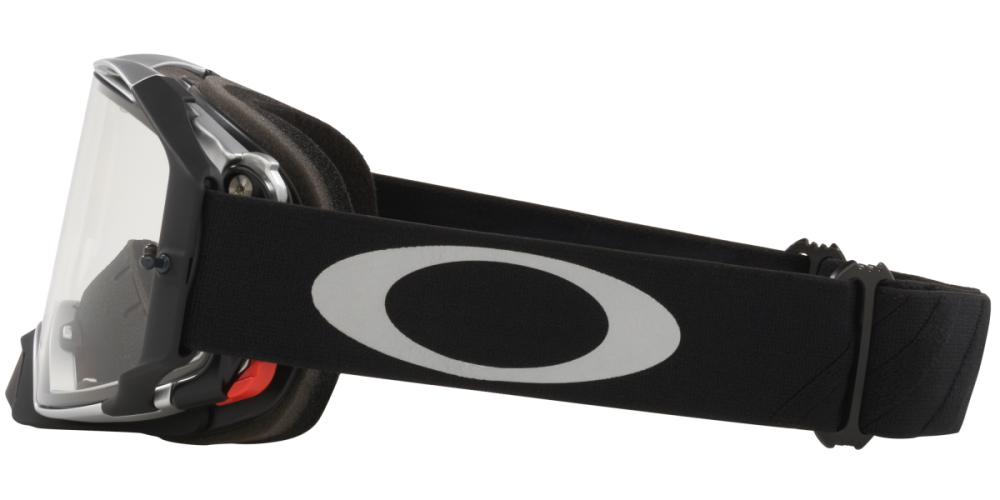Oakley Airbrake MX Tuff Blocks Gunmetal / Clear