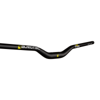 Burgtec Ride High Josh Bryceland Signature Alloy Handlebar - 35mm Clamp, Black, 38mm Rise