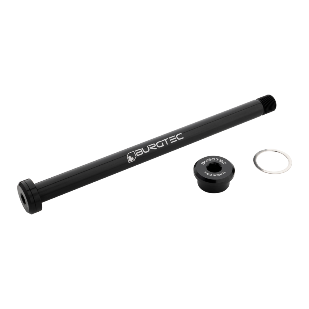 Burgtec Rocky Mountain 173mm Rear Axle - Black, Burgtec Black