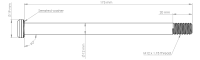 Burgtec 174mm x 12mm 1.75mm Pitch Rear Axle