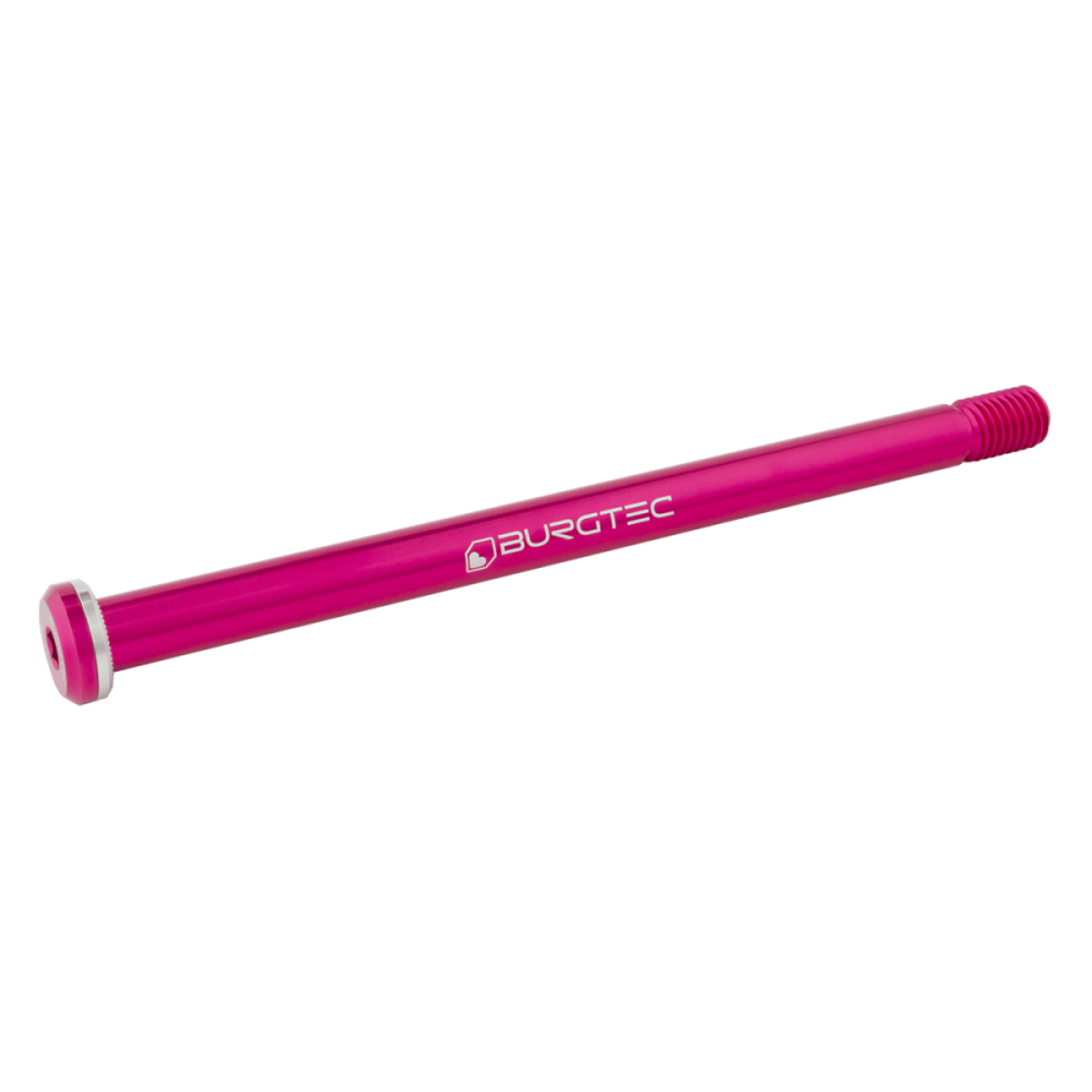 Burgtec 180mm x 12mm 1.00mm Pitch Rear Axle Toxic Barbie Pink