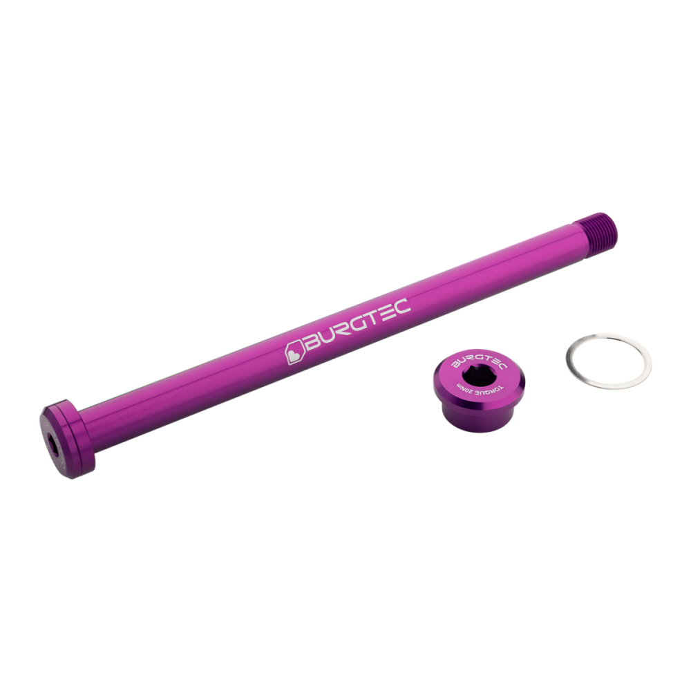Burgtec Rocky Mountain 173mm Rear Axle - Black, Burgtec Black