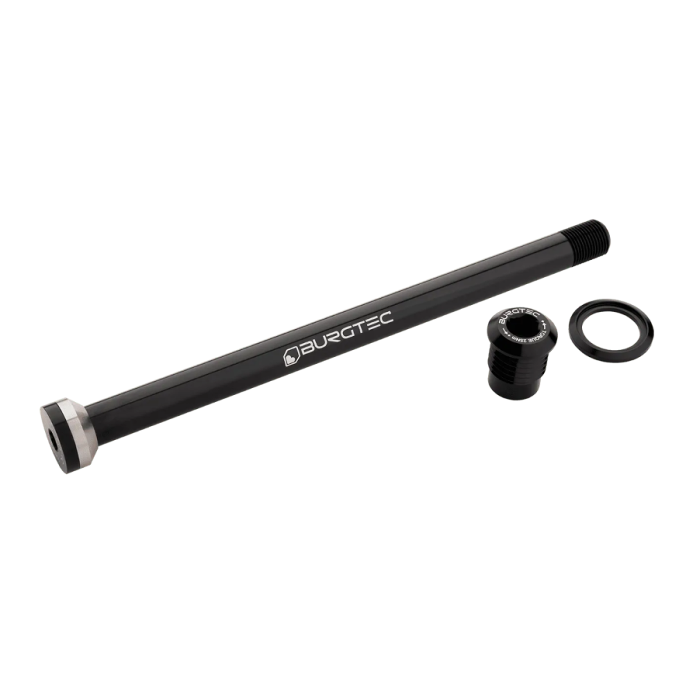 Burgtec Transition 175mm Rear Axle - Rhodium Silver
