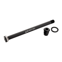 Burgtec Transition 175mm Rear Axle - Rhodium Silver