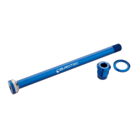 Burgtec Transition 175mm Rear Axle - Rhodium Silver