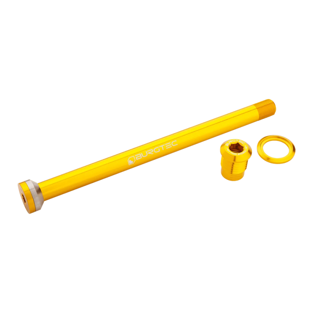 Burgtec Transition 175mm Rear Axle - Rhodium Silver