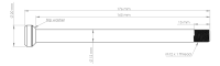 Burgtec Specialized 175.5mm Rear Axle, Burgtec Black