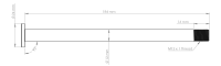 Burgtec Evil 183.5mm Rear Axle
