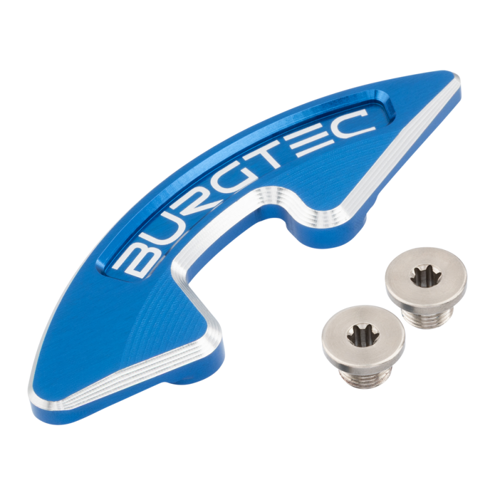 Burgtec Chainring Bash Guard - Single - Deep Blue