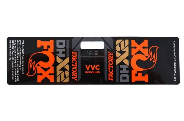Fox Decal 21 F-S DHX2 Resy orange