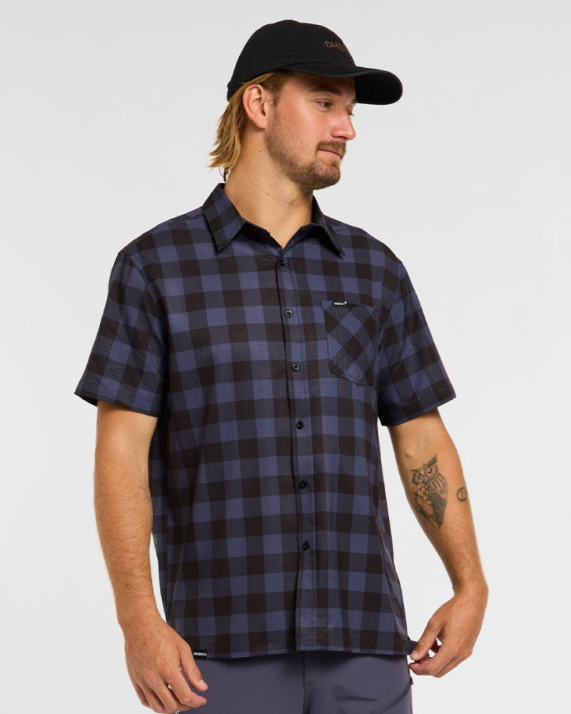 Dharco Mens Tech Party Shirt | Jet, XL