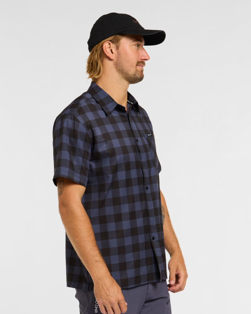 Dharco Mens Tech Party Shirt | Jet, XL