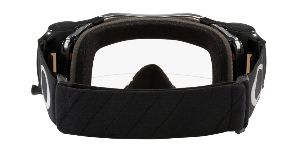 Oakley Airbrake MTB Tuff Blocks Gunmetal Black / Clear + Roll Off