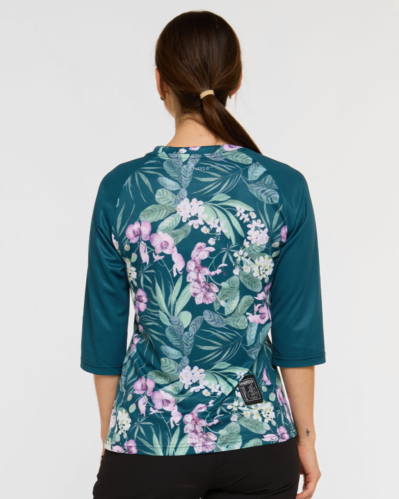 Dharco Womens 3/4 Sleeve Jersey | Wild Orchid, M