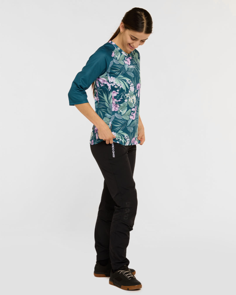 Dharco Womens 3/4 Sleeve Jersey | Wild Orchid, M