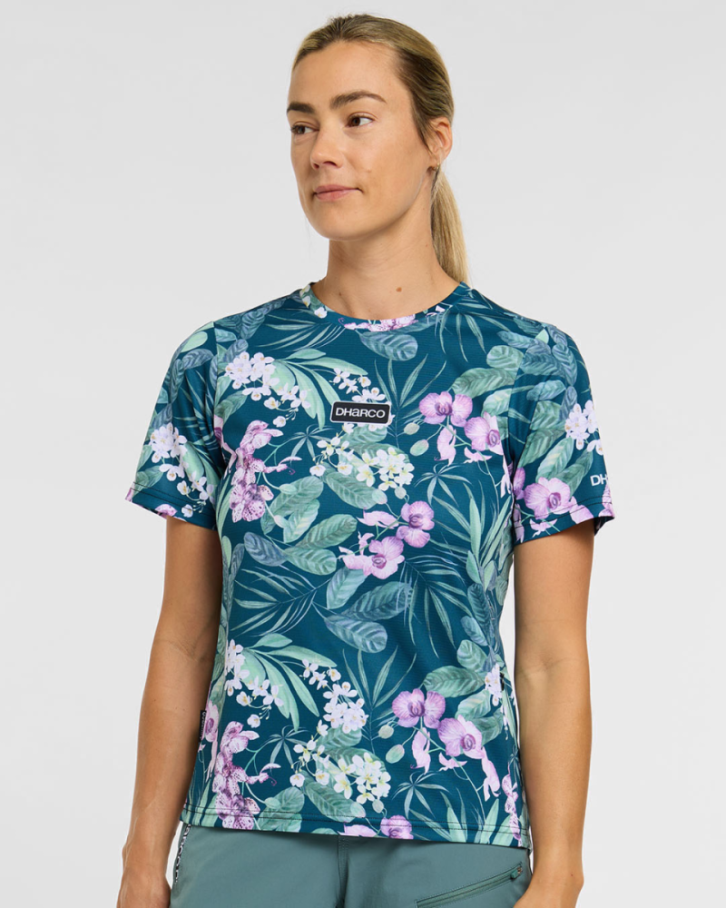 Dharco Womens Short Sleeve Jersey | Wild Orchid, S