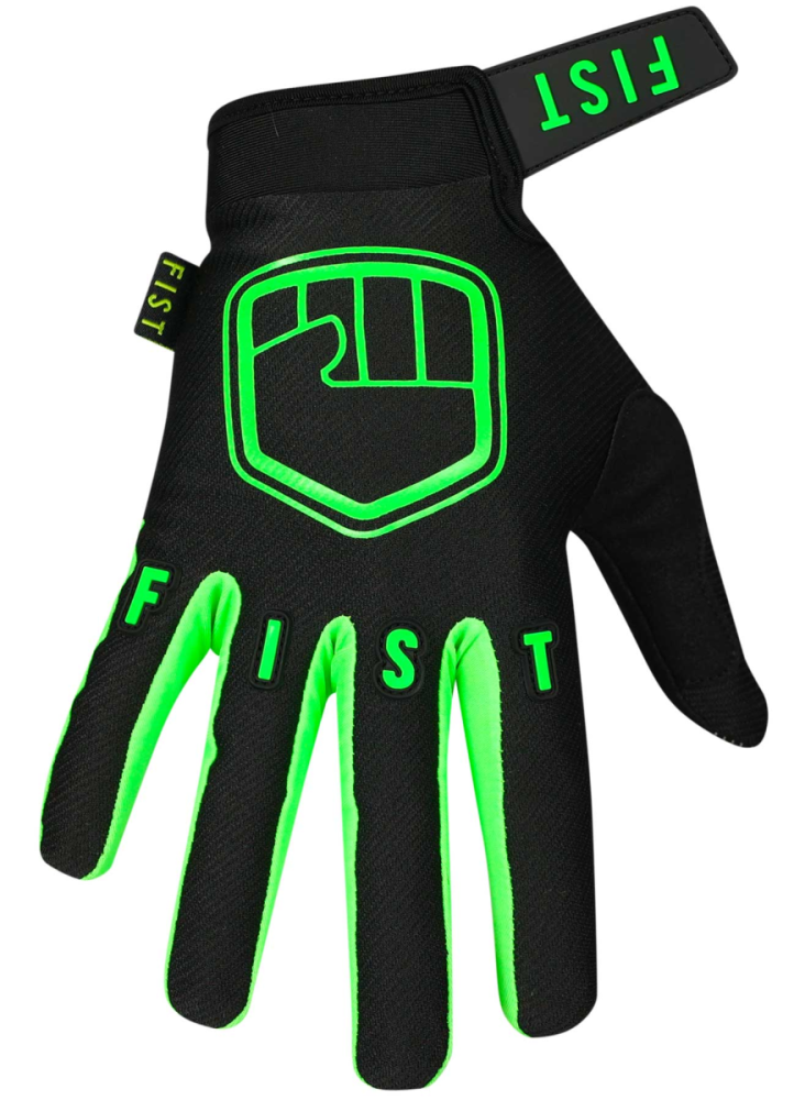 Fist Handwear FIST Strapped Glove Fluro Green, XXS