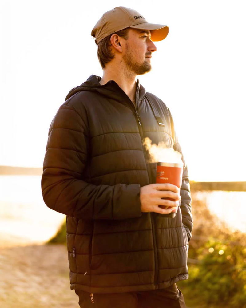 Dharco Mens Roam Puffer Jacket | Black, 2XL