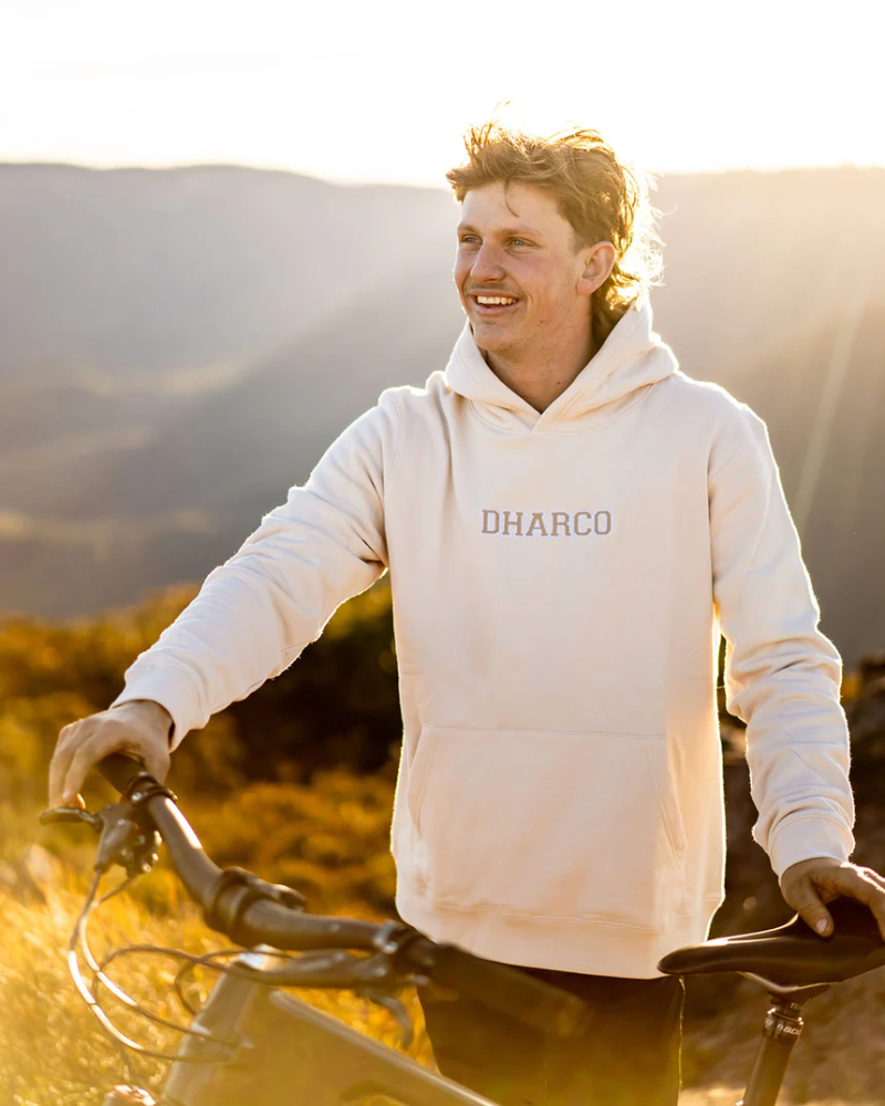 Dharco Unisex Hoodie | Bone, XS