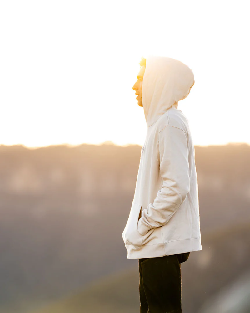 Dharco Unisex Hoodie | Bone, XS