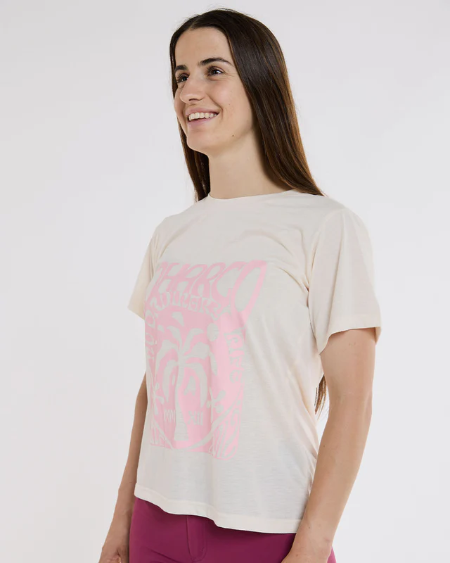 Dharco Womens Short Sleeve Tech Tee | Bone, M