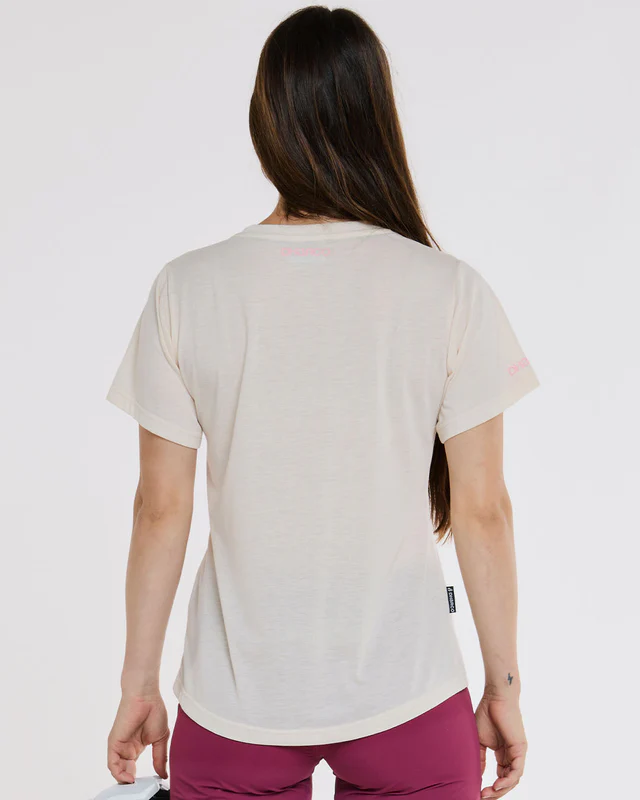 Dharco Womens Short Sleeve Tech Tee | Bone, M