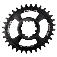 Burgtec Oval 3mm Offset Thick Thin Chainring for SRAM 3-Bolt - 30T - Kash Bronze