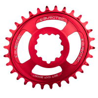 Burgtec Oval 3mm Offset Thick Thin Chainring for SRAM 3-Bolt - 30T - Kash Bronze
