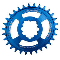 Burgtec Oval 3mm Offset Thick Thin Chainring for SRAM 3-Bolt - 30T - Kash Bronze