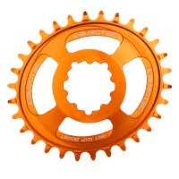 Burgtec Oval 3mm Offset Thick Thin Chainring for SRAM 3-Bolt - 30T - Kash Bronze