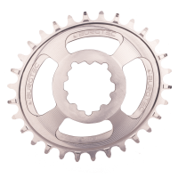 Burgtec Oval 3mm Offset Thick Thin Chainring for SRAM 3-Bolt - 30T - Kash Bronze