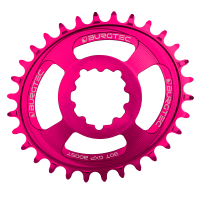 Burgtec Oval 3mm Offset Thick Thin Chainring for SRAM 3-Bolt - 30T - Kash Bronze