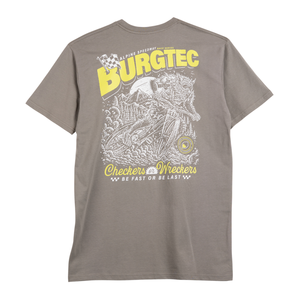 Burgtec Alpine Speedway T­-shirt - Granite 2XL