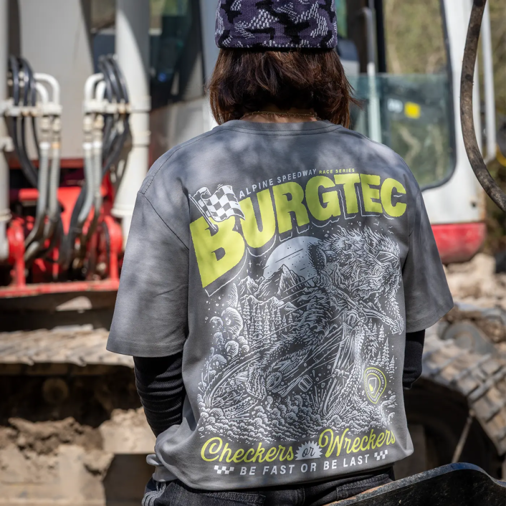 Burgtec Alpine Speedway T­-shirt - Granite 2XL