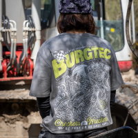 Burgtec Alpine Speedway T­-shirt - Granite 2XL